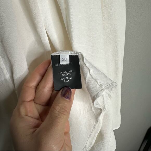 Mugler Cold Shoulder Draped Top - Picture 10 of 11